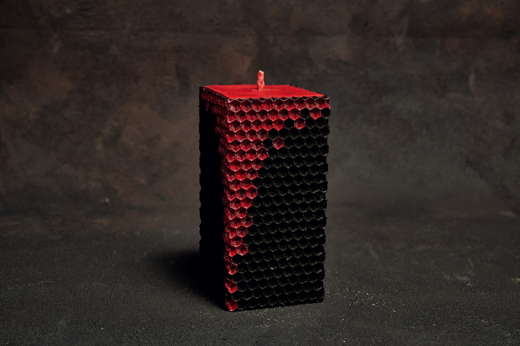 Свічка з бджолиного воску "Натхнення", 260 г Кава з Молоком