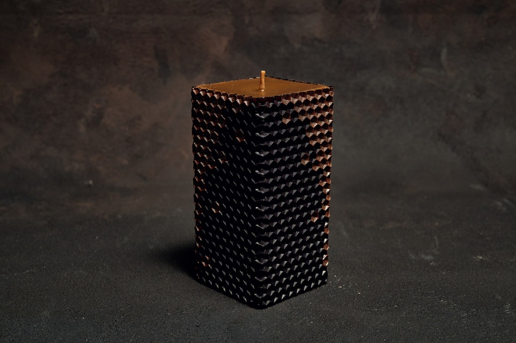 Свічка з бджолиного воску "Натхнення", 260 г Кава з Молоком