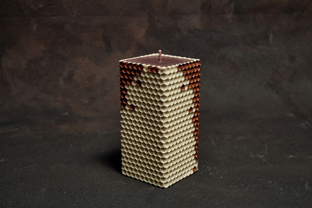 Свічка з бджолиного воску "Натхнення", 260 г