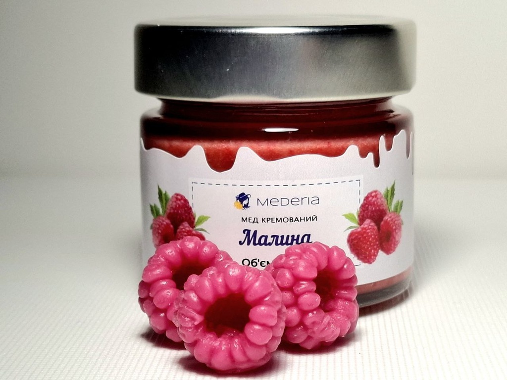 Мед кремований "Малина"