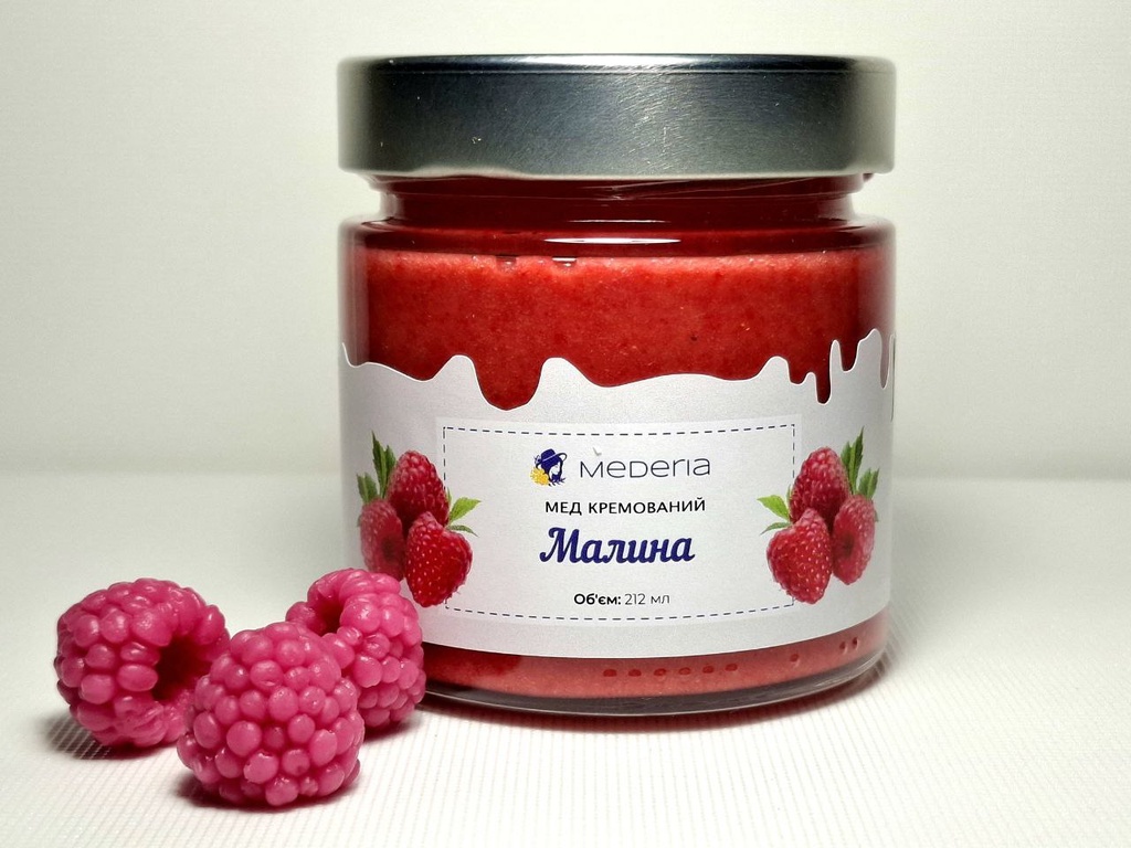 Мед кремований "Малина"