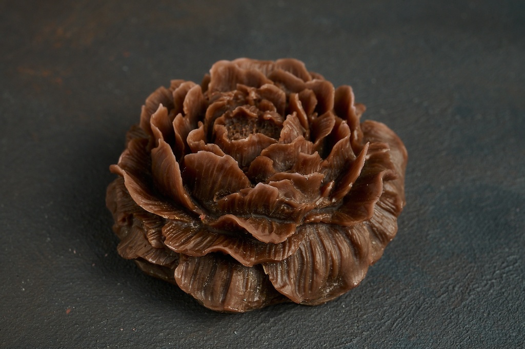 Свічка з бджолиного воску, "Півонія", 70г