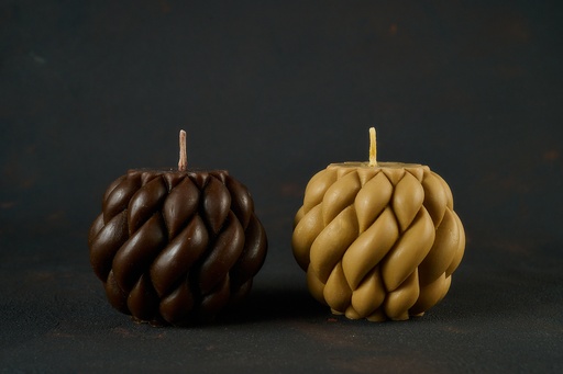 Свічка з бджолиного воску, "Гармонія"