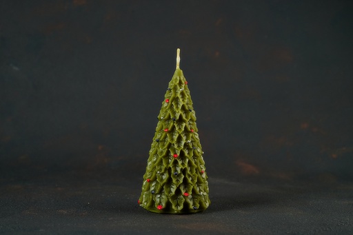 Свічка з бджолиного воску, "Ялинка"