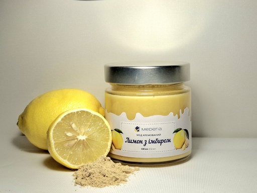 Мед кремований "Лимон з імбиром"