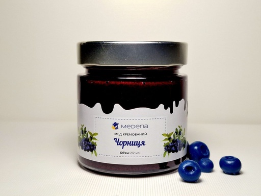 Мед кремований "Чорниця"